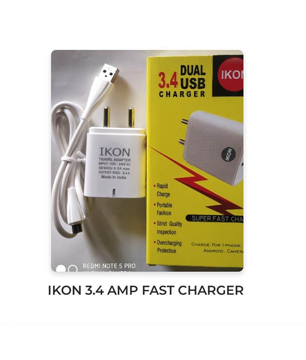 3.4 AMP Fast Charger